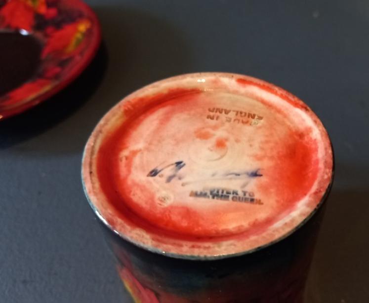 Moorcroft Autumn Leaf & Berries Coffee Can & Saucer - Image 5