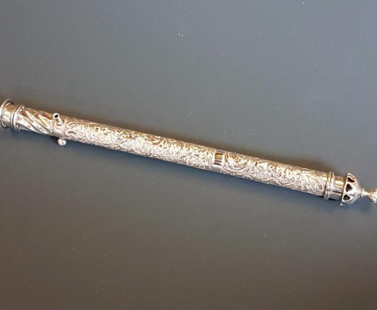 William Comyns Silver Seal Vesta and Night Light Combination - Image 1