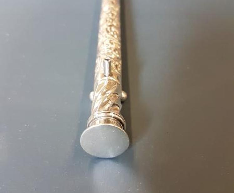 William Comyns Silver Seal Vesta and Night Light Combination - Image 2