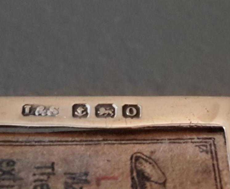 George V Silver and White Enamel Match Box Holder - Image 3