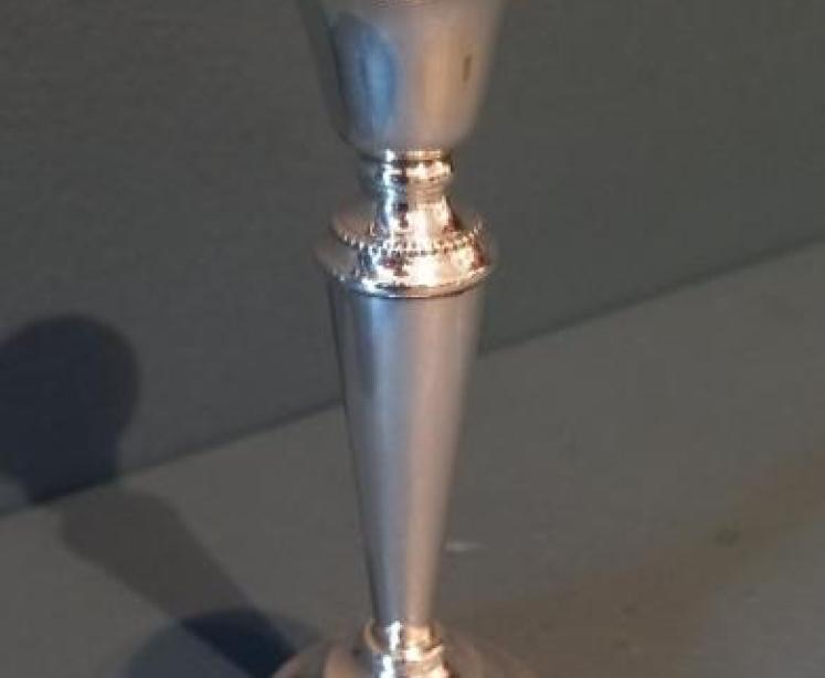 Fine Pair of George V Period Silver Candlesticks - Image 6