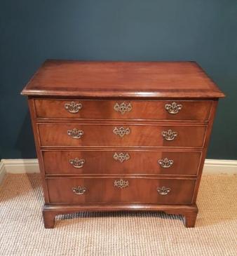 George III Walnut Chest of Drawers