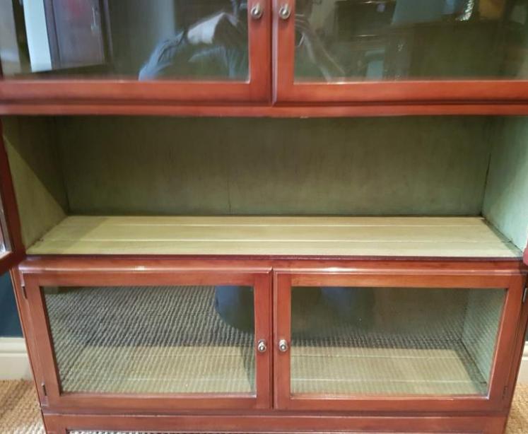 Pair of Edwardian Mahogany Barristers Bookcases - Image 4