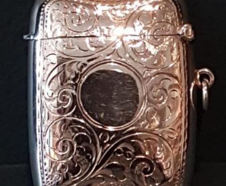 Superior Quality Silver Vesta Case - Image 3
