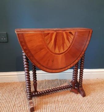 Victorian Sutherland Table With Specimen Top