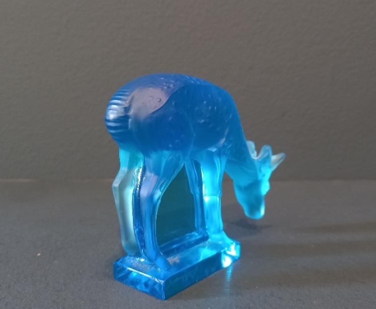 Lalique Turquoise Opalescent Fawn - Image 5