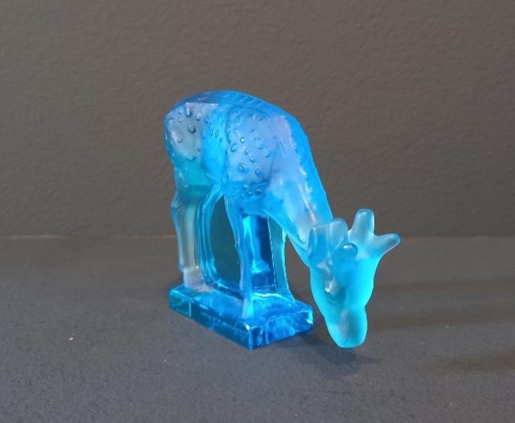 Lalique Turquoise Opalescent Fawn - Image 6