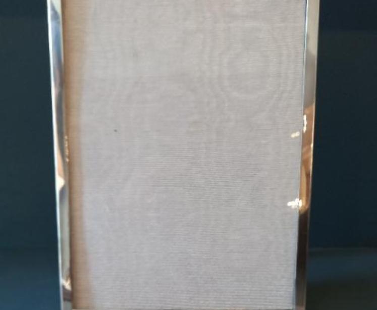 Large George V Period Plain Silver Photo Frame - Image 1