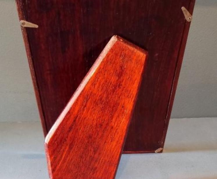 Large George V Period Plain Silver Photo Frame - Image 6