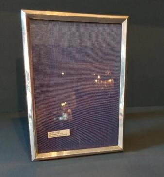 Large George V Silver Angular Photo frame