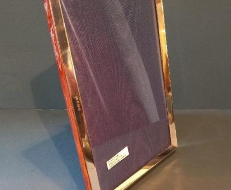 Large George V Silver Angular Photo frame - Image 2