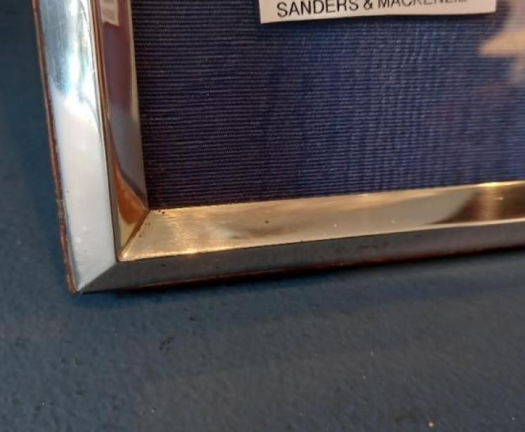 Large George V Silver Angular Photo frame - Image 7