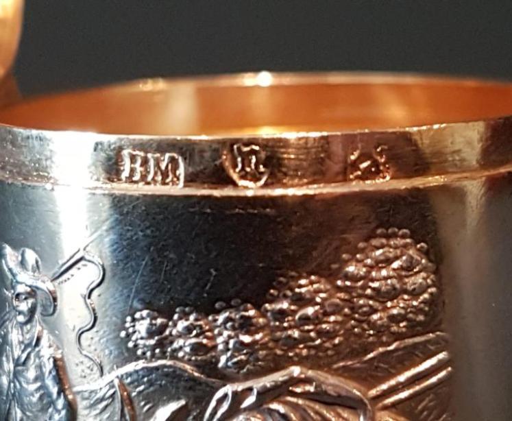 Fine Quality Silver Gilt and Agate Table Box - Image 4