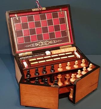Outstanding Victorian Oak Games Compendium