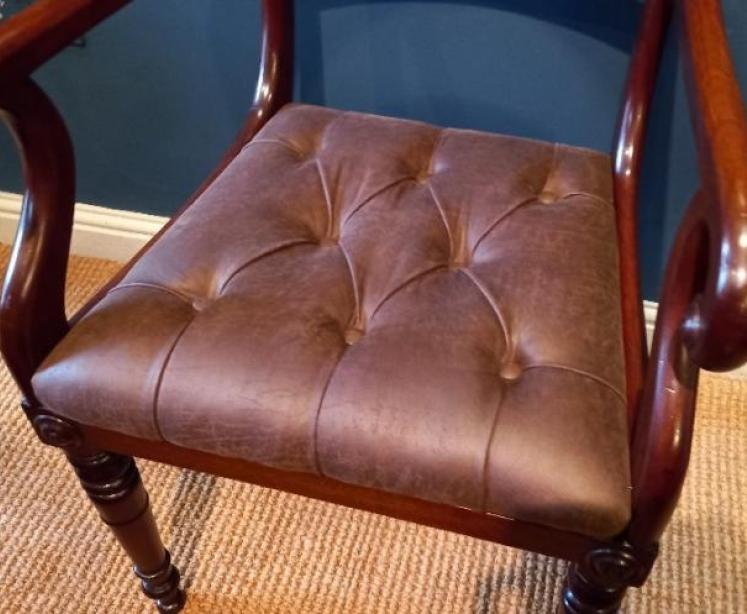 Late Regency Period Mahogany Carver Armchair - Image 3