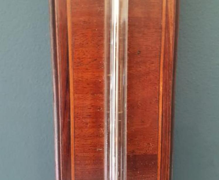George III Mahogany Stick Barometer - Image 4