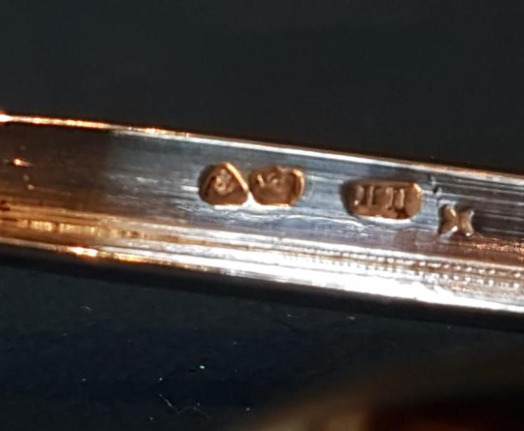 George III Silver Grape Sissors  - Image 3