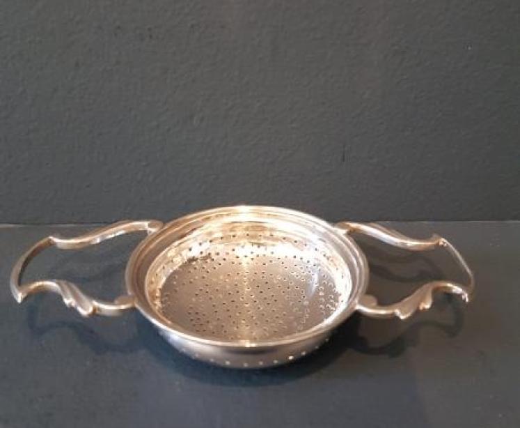 Silver Tea Strainer  - Image 1