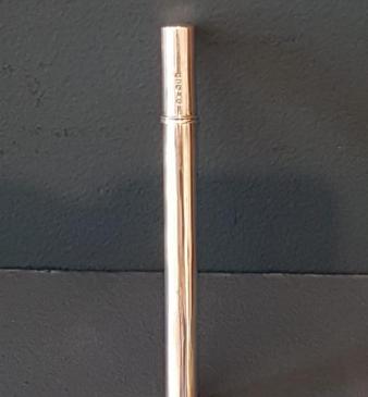 Edwardian Silver Pencil Canister 