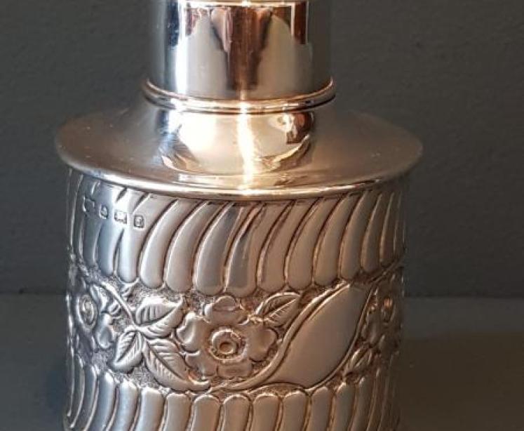 Edwardian Silver Tea Caddy - Image 1
