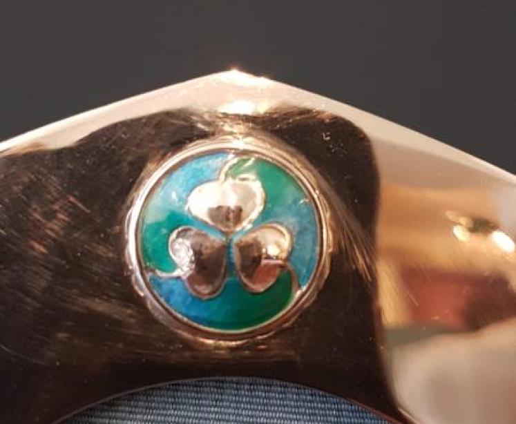 Art Nouveau Silver And Enamel Photo Frame  - Image 5