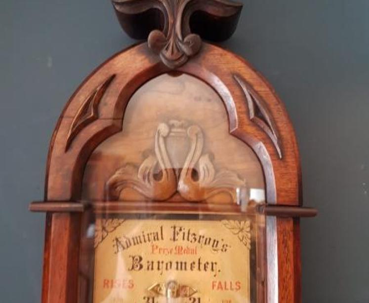 Victorian Admiral Fitzroy Barometer  - Image 2