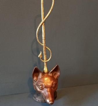 Victorian Pierce & Page Fox's Head Door Stop