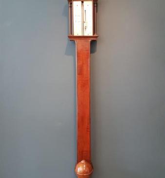 George III Mahogany Stick Barometer