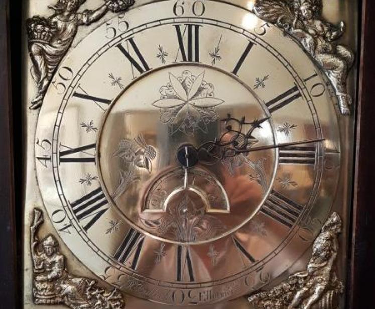 George III Oak Bullock of Ellesmere Longcase Clock - Image 3