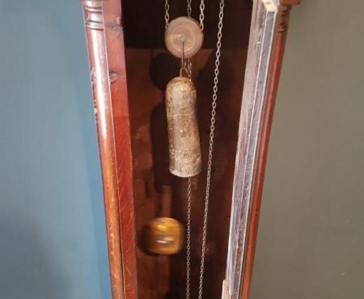 George III Oak Bullock of Ellesmere Longcase Clock - Image 4