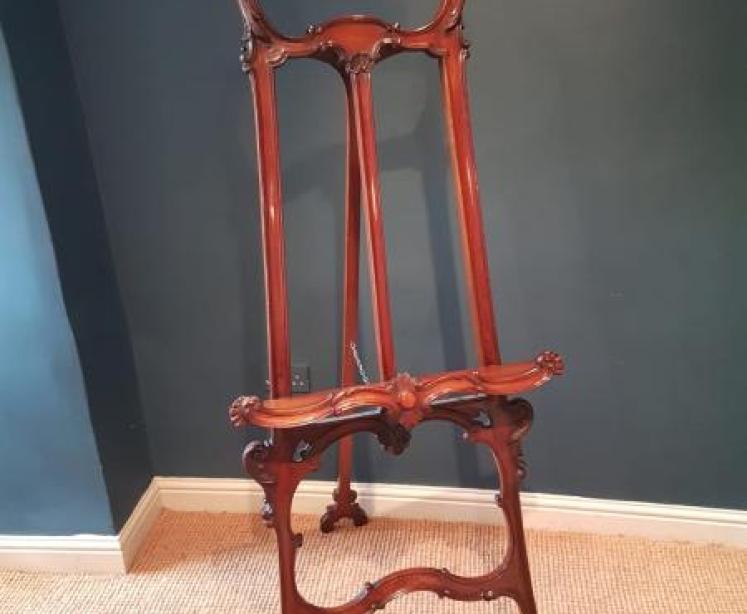 Fine Quality Early Victorian Mahogany Painting Easel - Image 1