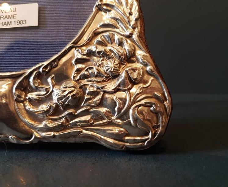 Edwardian Silver Photo Frame Birmingham - Image 4