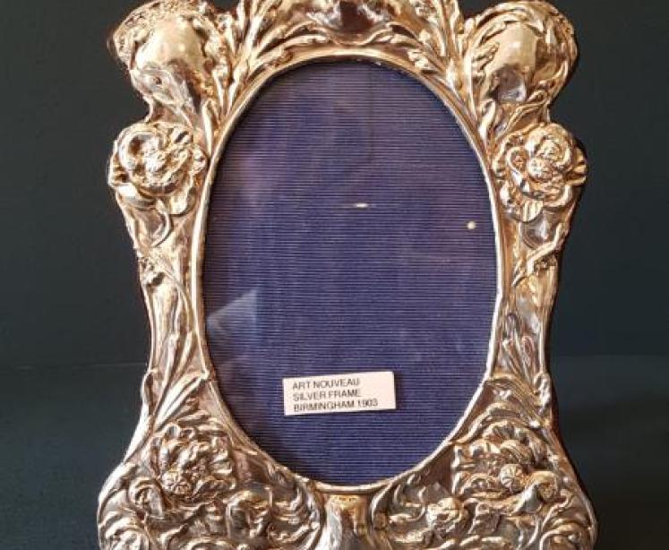 Edwardian Silver Photo Frame Birmingham - Image 5