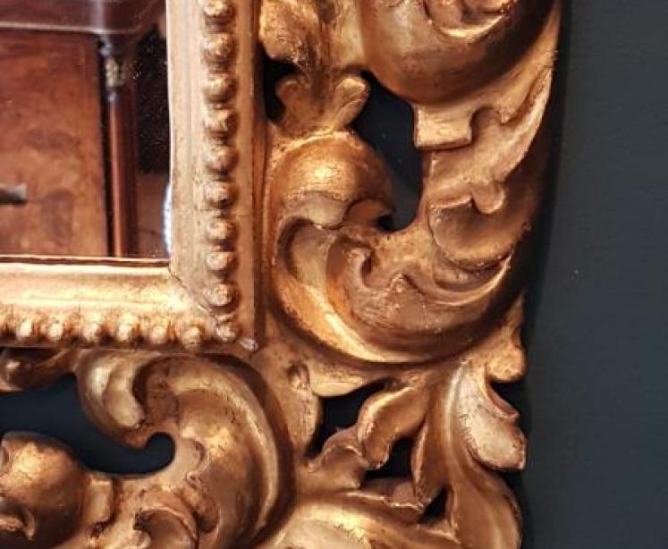Victorian Timber Gilt Florentine Mirror  - Image 6