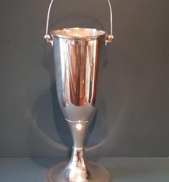 1920's Silver Plated Floor Standing Wine Cooler