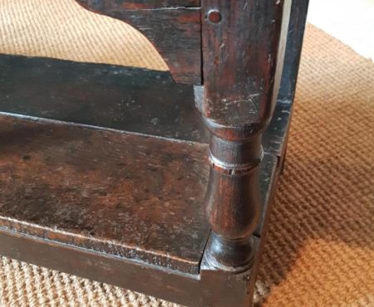 Superb George II Oak Open Pot Board Dresser - Image 5