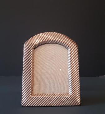 Victorian Reeded Silver Photo Frame