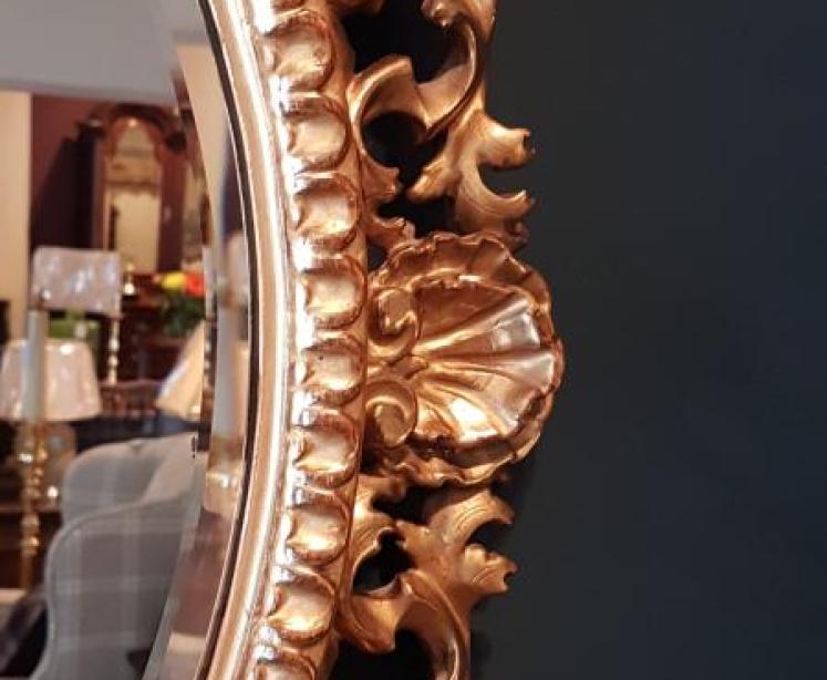 Immaculate Victorian Timber Gilt Florentine Mirror - Image 3