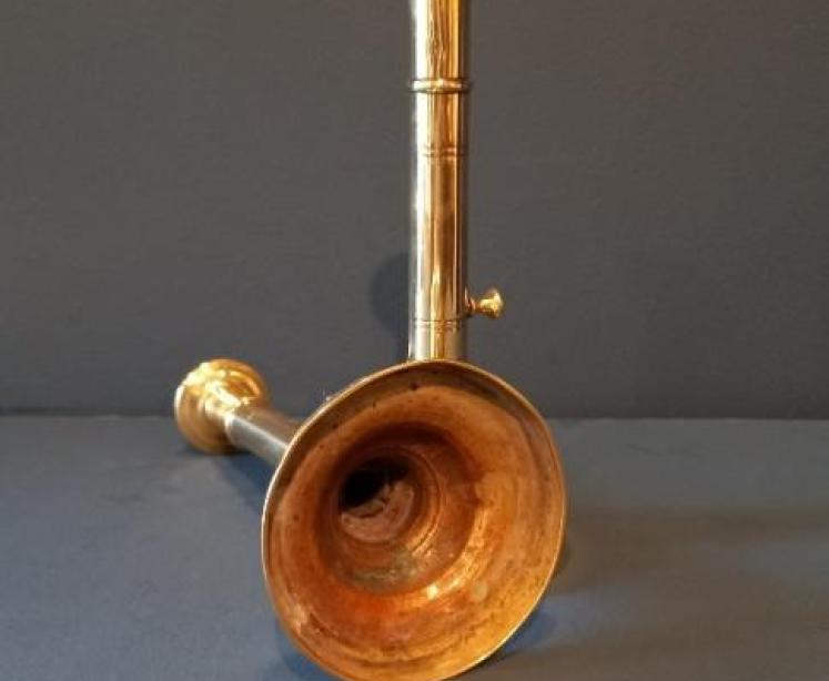 Pair of George III Period Brass Seamed Candlesticks - Image 5