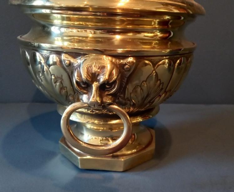 Superb Pair of Early Victorian Brass Jardinieres - Image 5