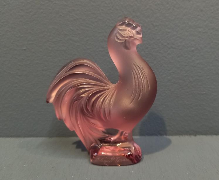 Lalique Lilac Opalescent Cockerel - Image 7