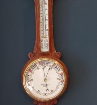 Victorian Benetfink of London Banjo Barometer