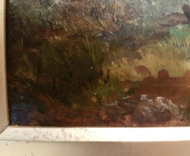 Fine Oil on Canvas by Alfred Vickers 'A Blowy Day on the Isle of Man'  - Image 7