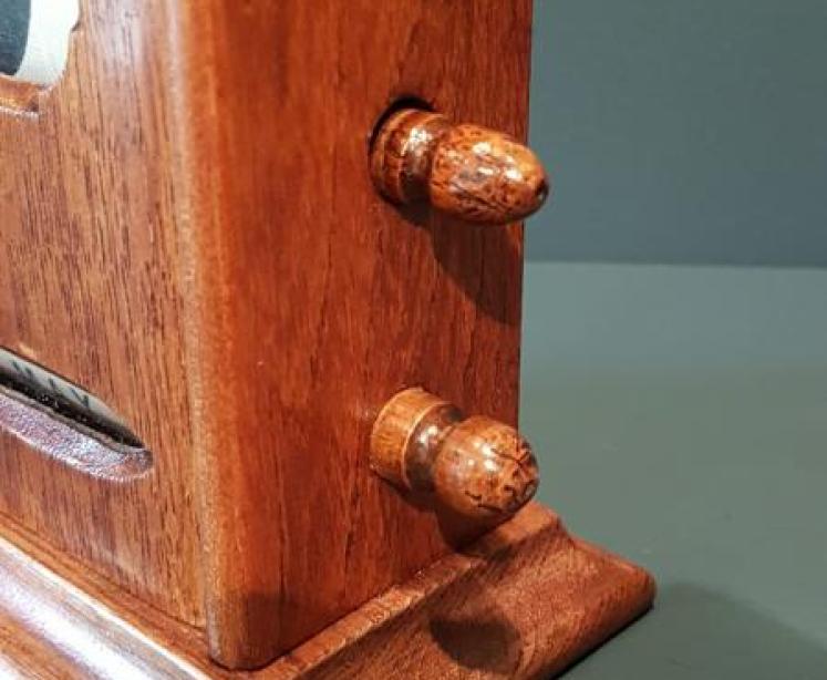 Edwardian Oak Perpetual Desk Calendar - Image 5