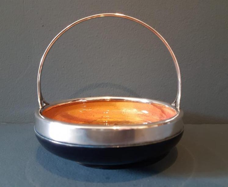 Moorcroft Eventide Silver Handle Dish - Image 2