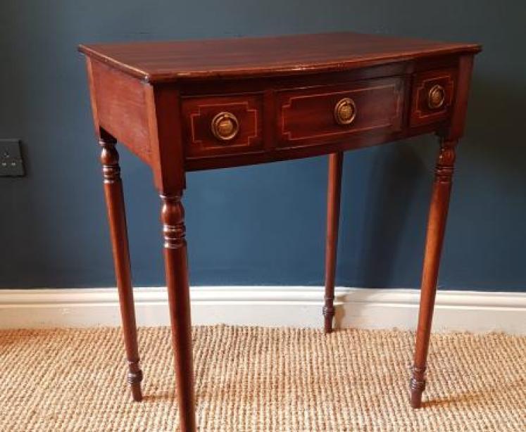 Quality Regency Mahogany Side Table - Image 6