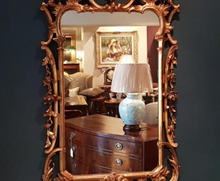 Superb Early Victorian Timber Gilt Mirror - Image 1