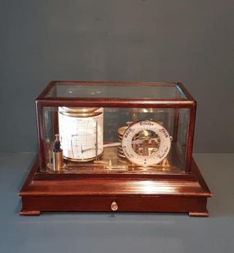 Edwardian Mahogany Barograph