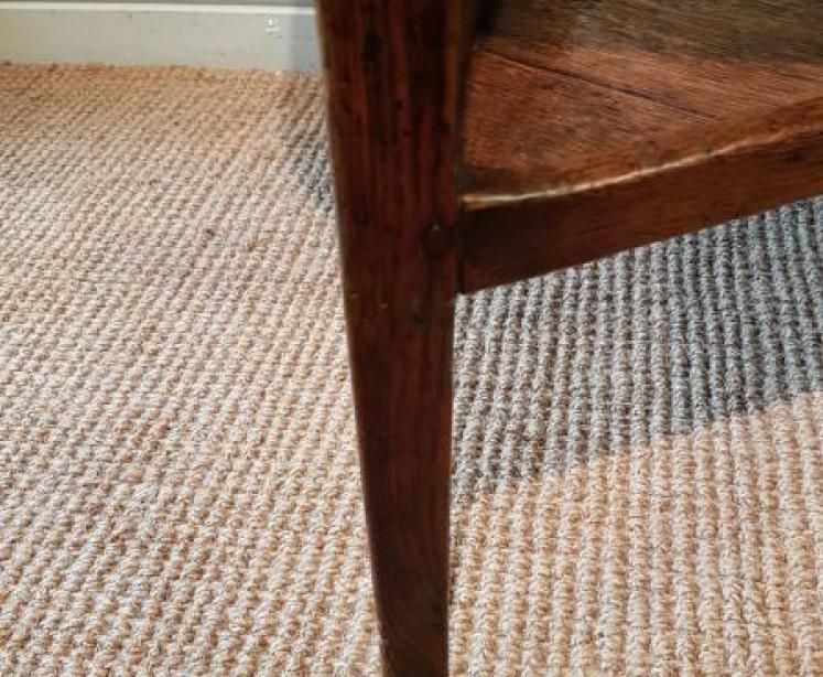 George III Oak and Walnut Cricket Table - Image 4