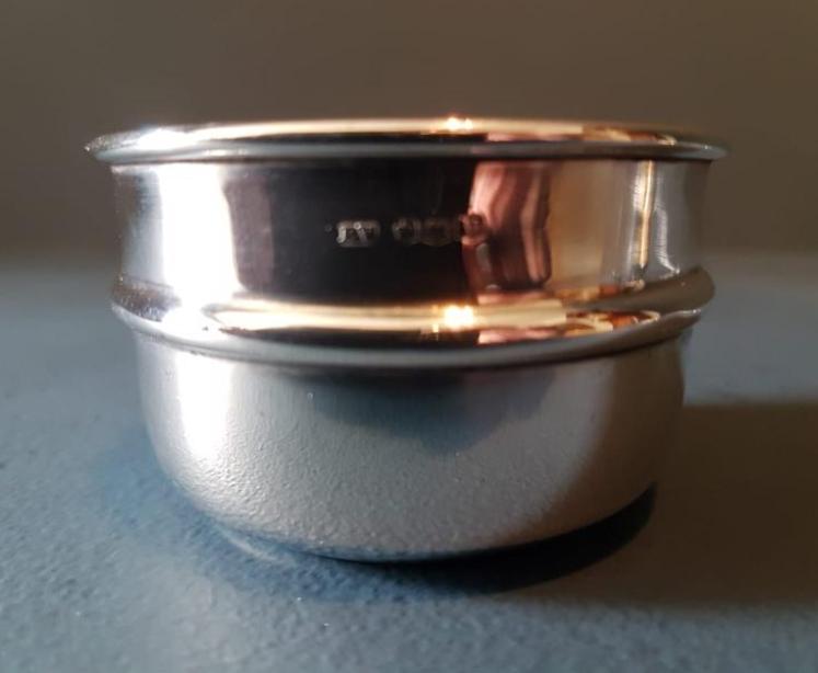 Silver Tea Strainer and Saucer - Image 6